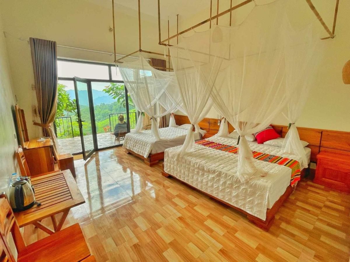 Homestay Khanh Dang Lac Son Eksteriør billede
